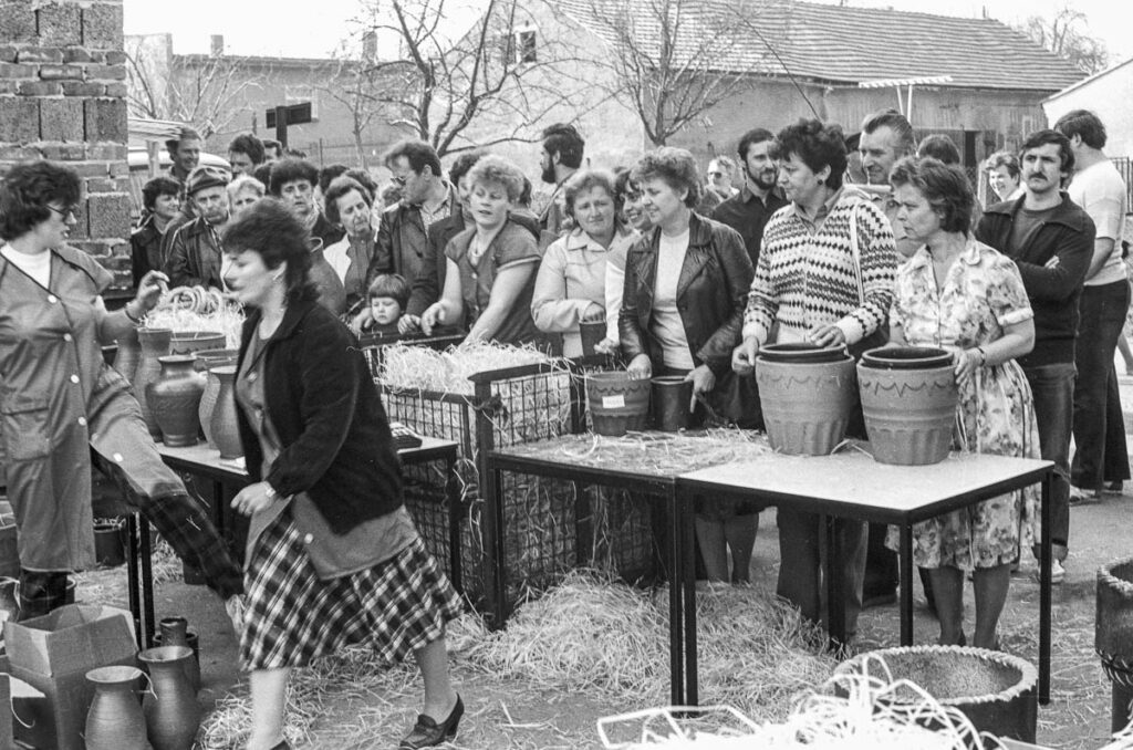 1987 Bauernmarkt in Helmsdorf, BHG